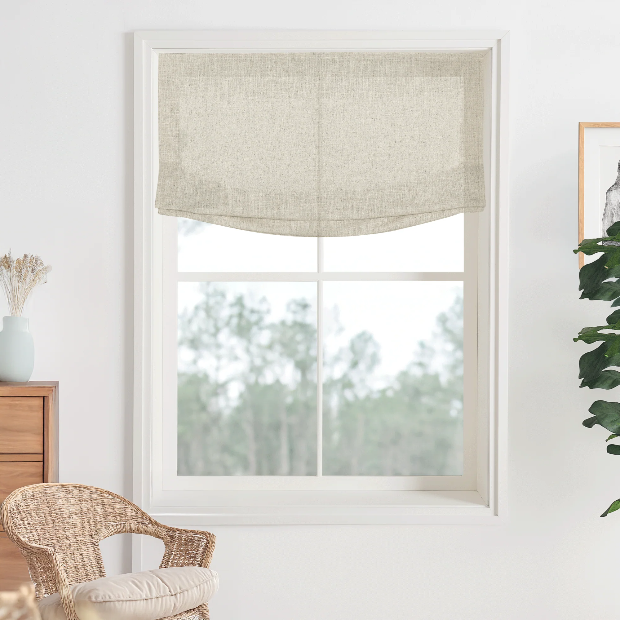Bella Cotton Roman Shades & Blinds | Relaxed - Image 12