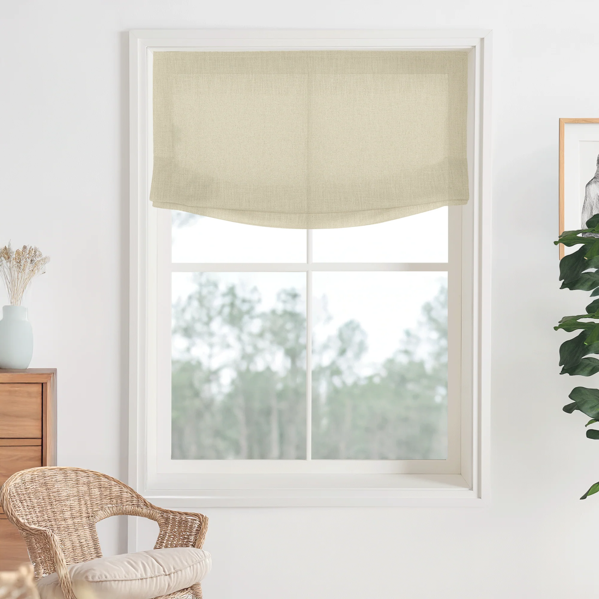 Bella Cotton Roman Shades & Blinds | Relaxed - Image 17