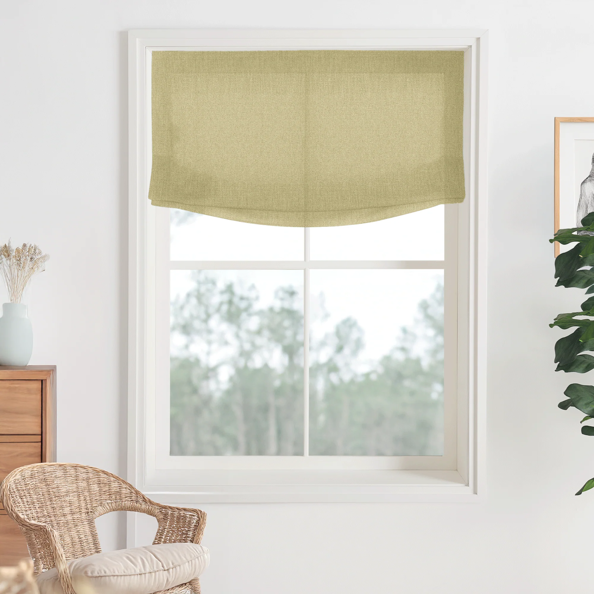 Bella Cotton Roman Shades & Blinds | Relaxed - Image 36