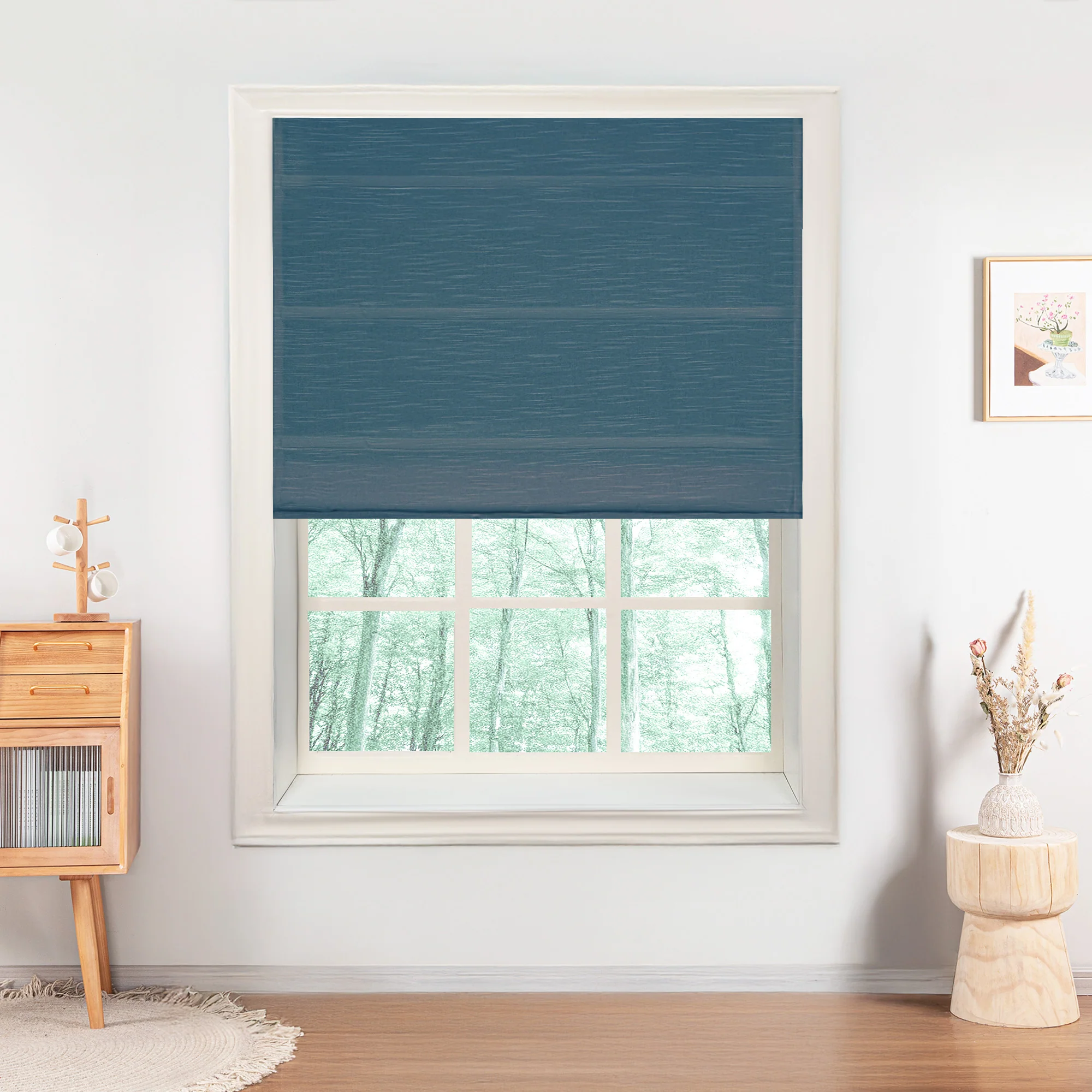 Jenna Linen Roman Shades & Blinds - Image 27