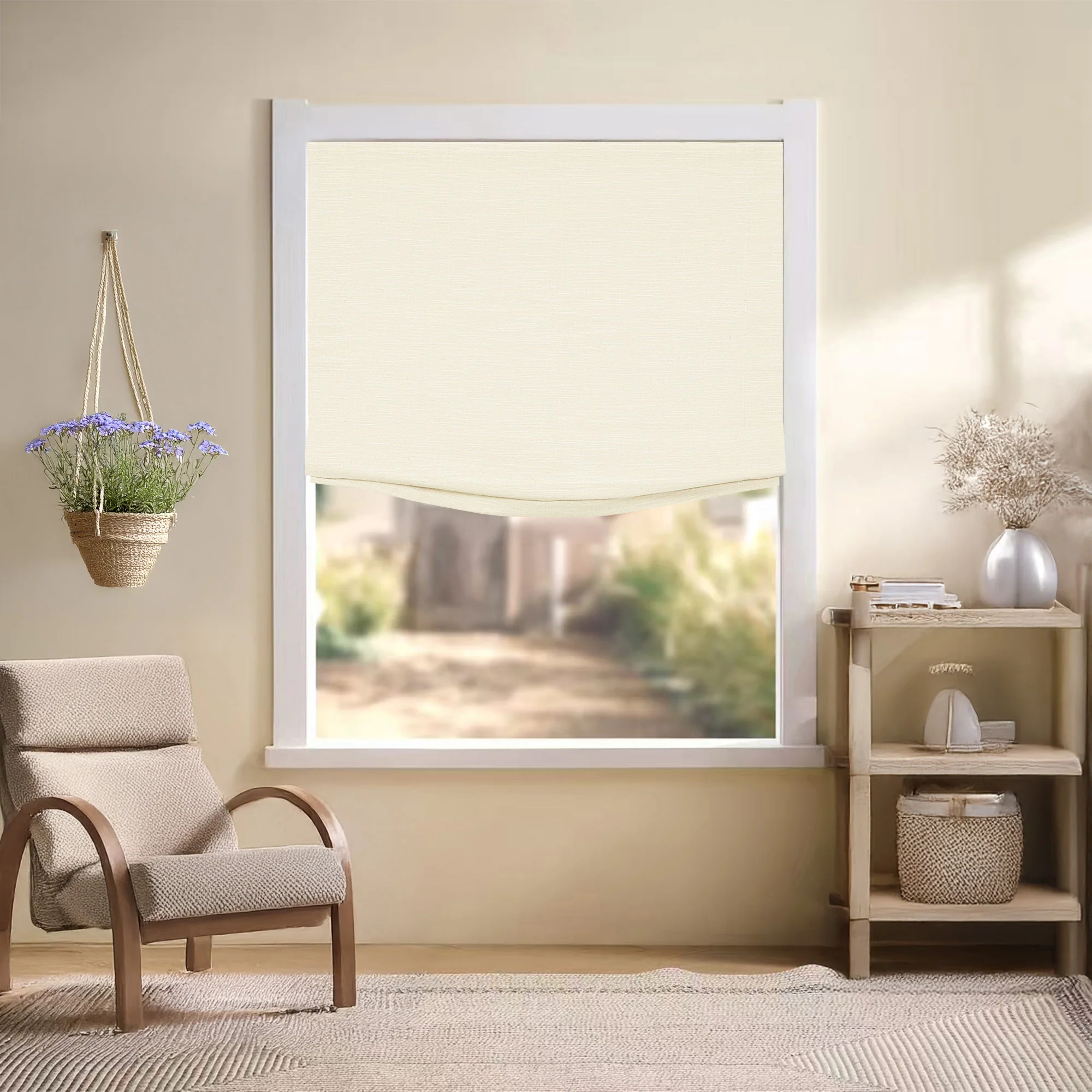 Jenna Linen Roman Shades & Blinds | Relaxed - Image 25