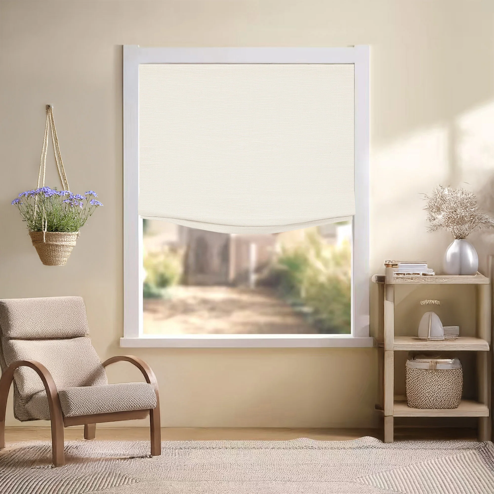 Jenna Linen Roman Shades & Blinds | Relaxed - Image 27