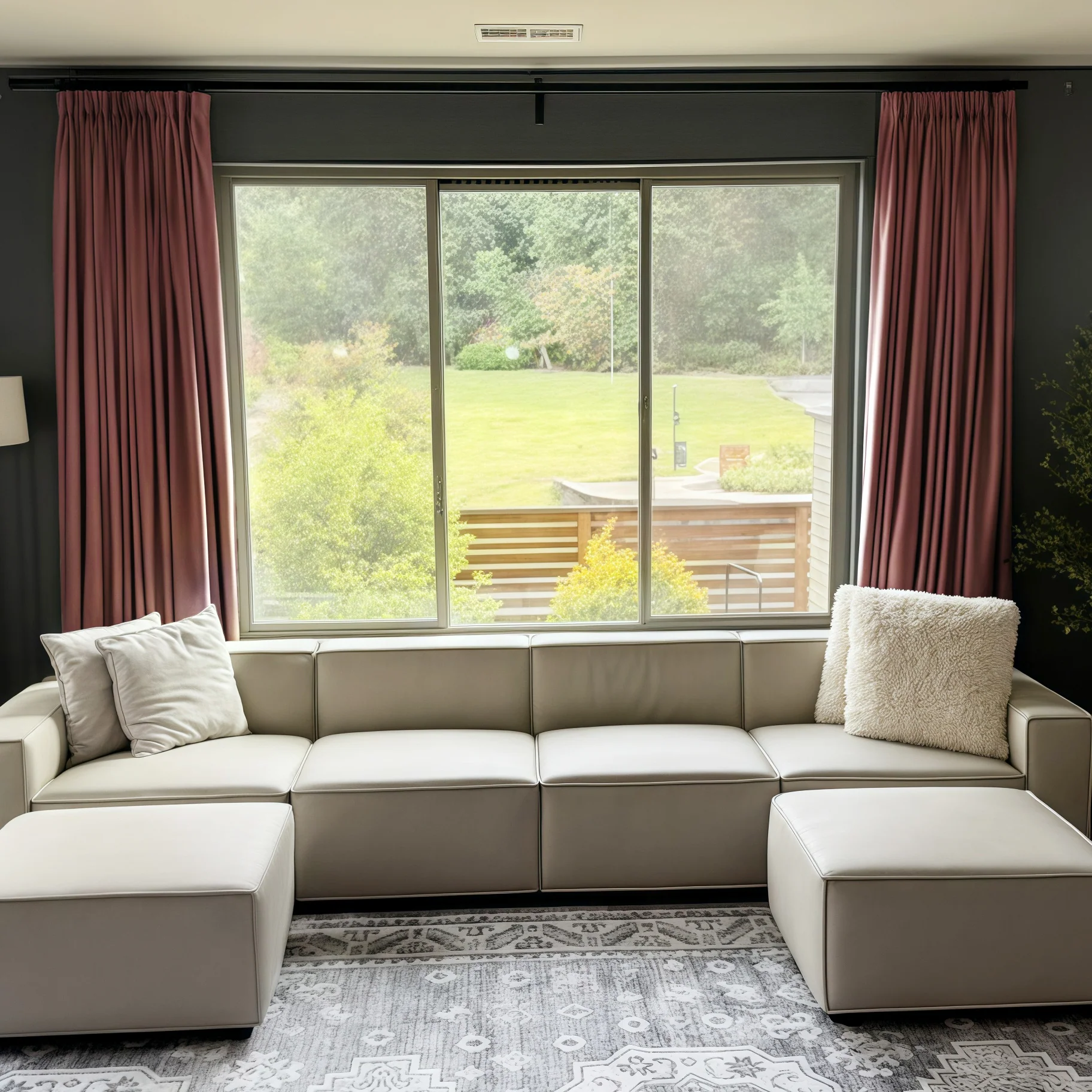 Lily Linen Curtains & Drapes Pleated - Image 45