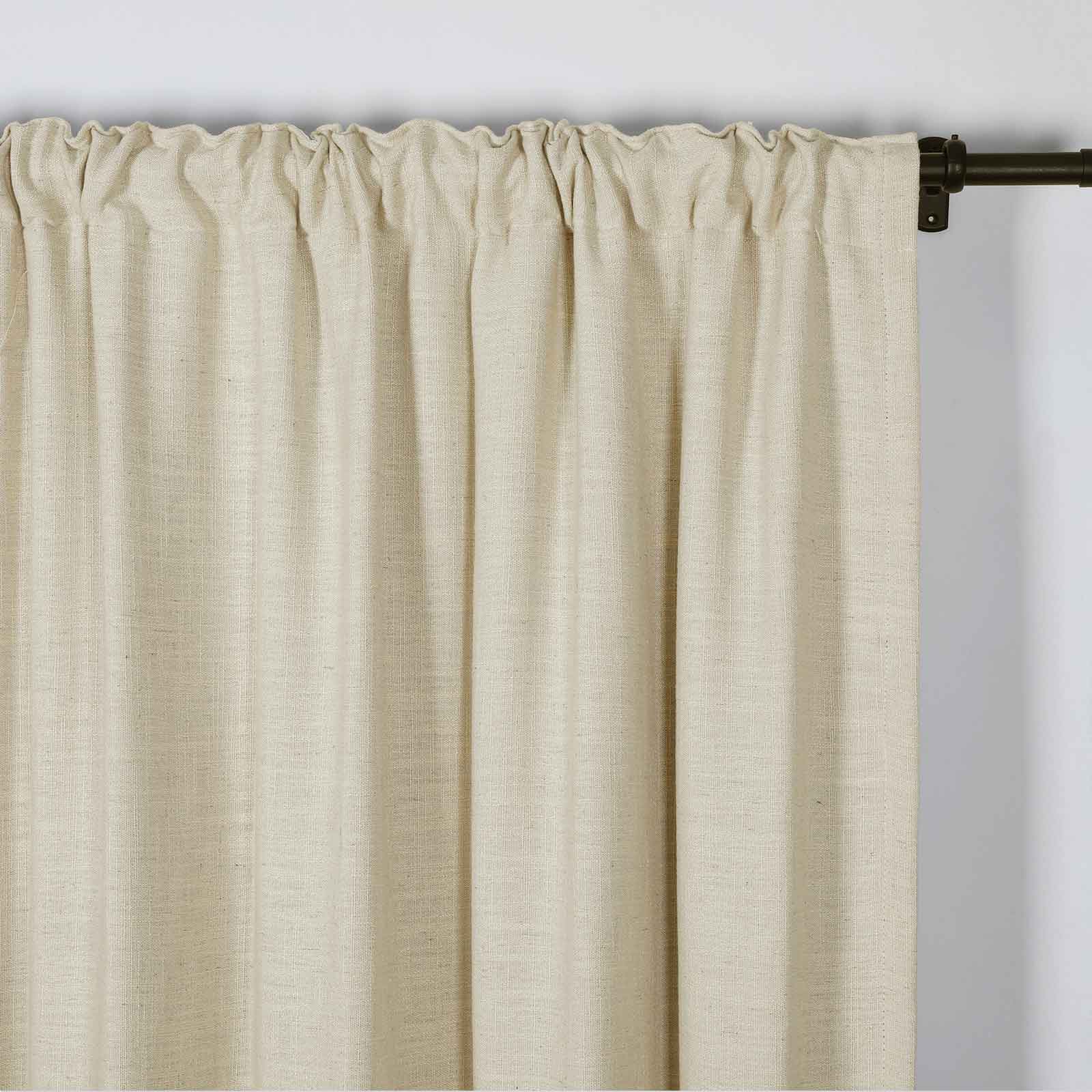 Lily Linen Curtains & Drapes Soft Top - Image 13