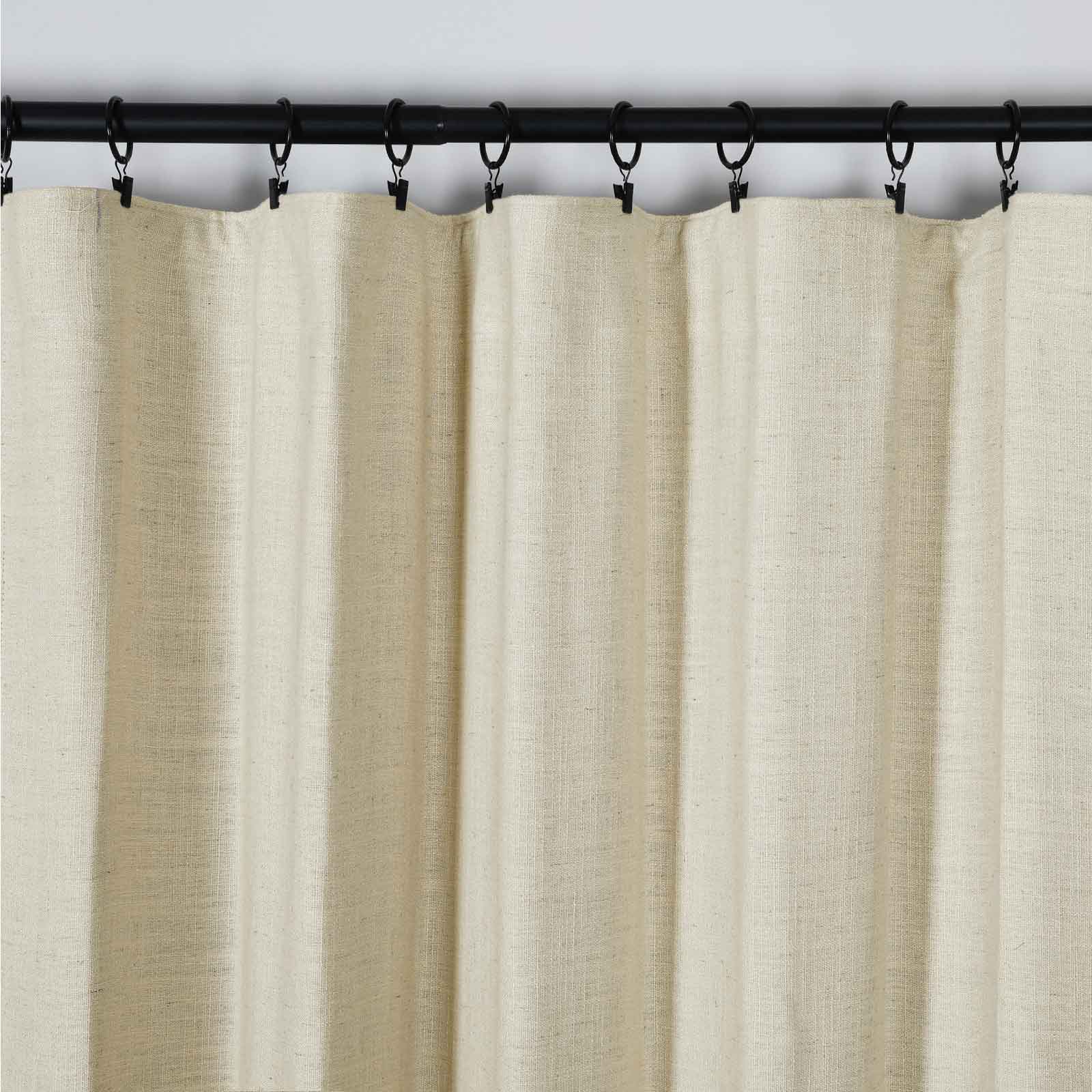 Lily Linen Curtains & Drapes Soft Top - Image 14