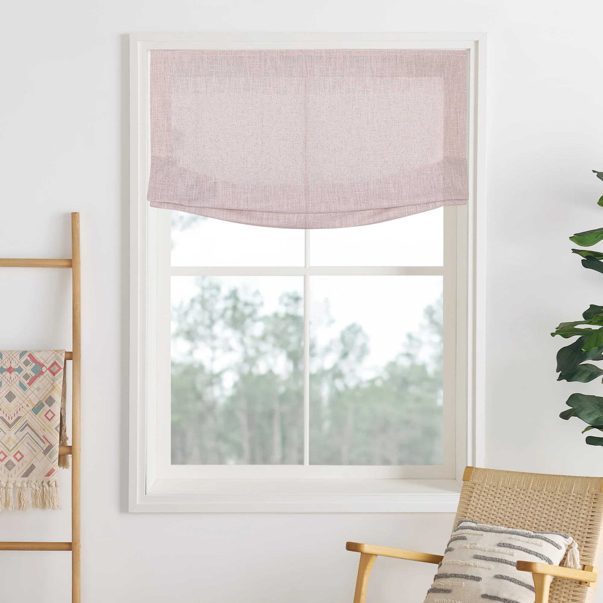 Lily Linen Roman Shades & Blinds | Relaxed - Image 40