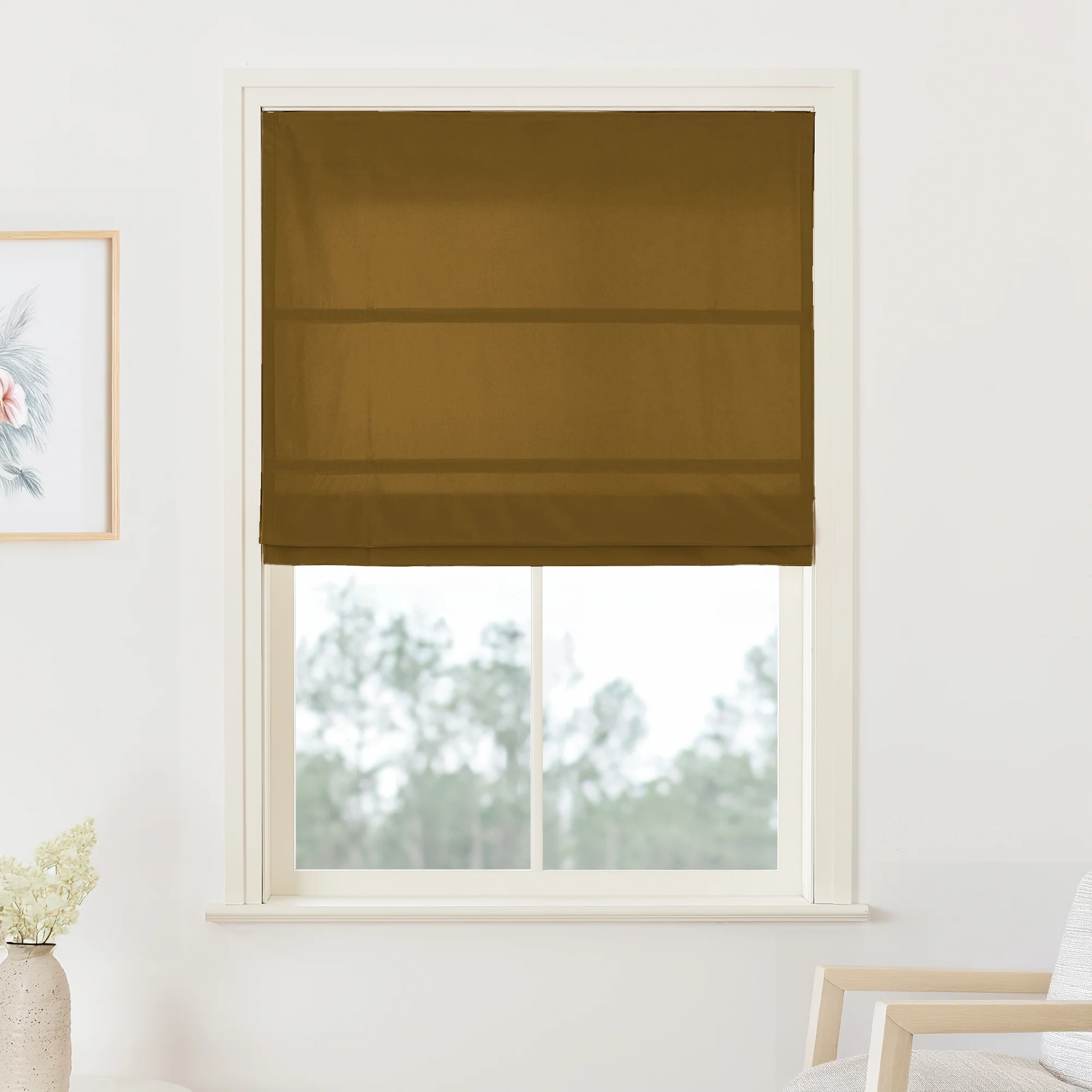 Maillard Velvet Roman Shades & Blinds - Image 15