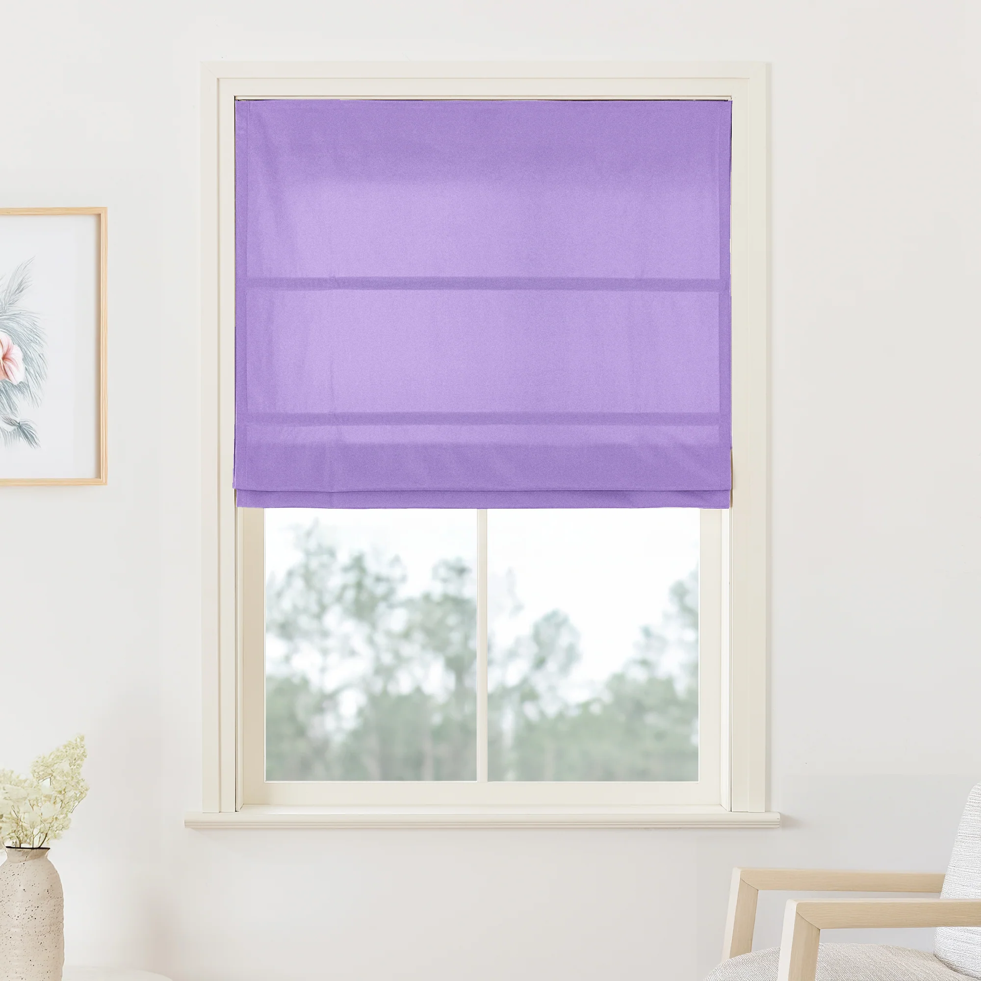 Maillard Velvet Roman Shades & Blinds - Image 21